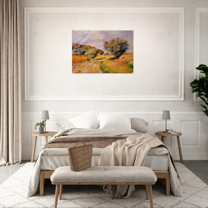 Fields of Wheat - Pierre-Auguste Renoir Acrylic Print - 70x100 cm / 28x40″ inches | Pierre-Auguste Renoir Wall Art | Pierre-Auguste Renoir Prints