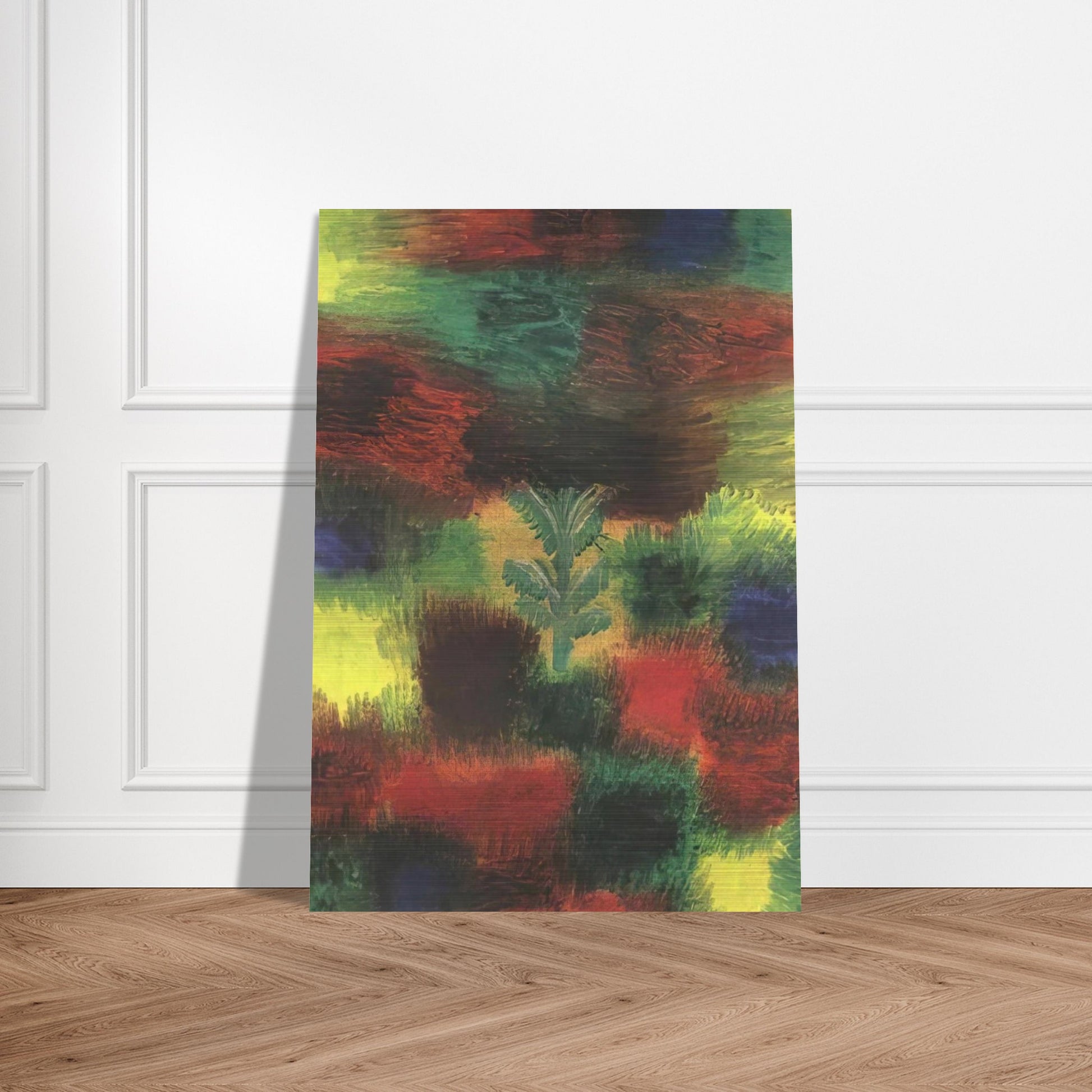 LITTLE TREE AMID SHRUBBERY 1919 - Paul Klee Brushed Aluminum Print - 70x100 cm / 28x40 inches | Paul Klee Aluminum Print | Paul Klee Prints