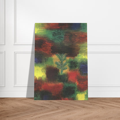 LITTLE TREE AMID SHRUBBERY 1919 - Paul Klee Brushed Aluminum Print - 70x100 cm / 28x40 inches | Paul Klee Aluminum Print | Paul Klee Prints