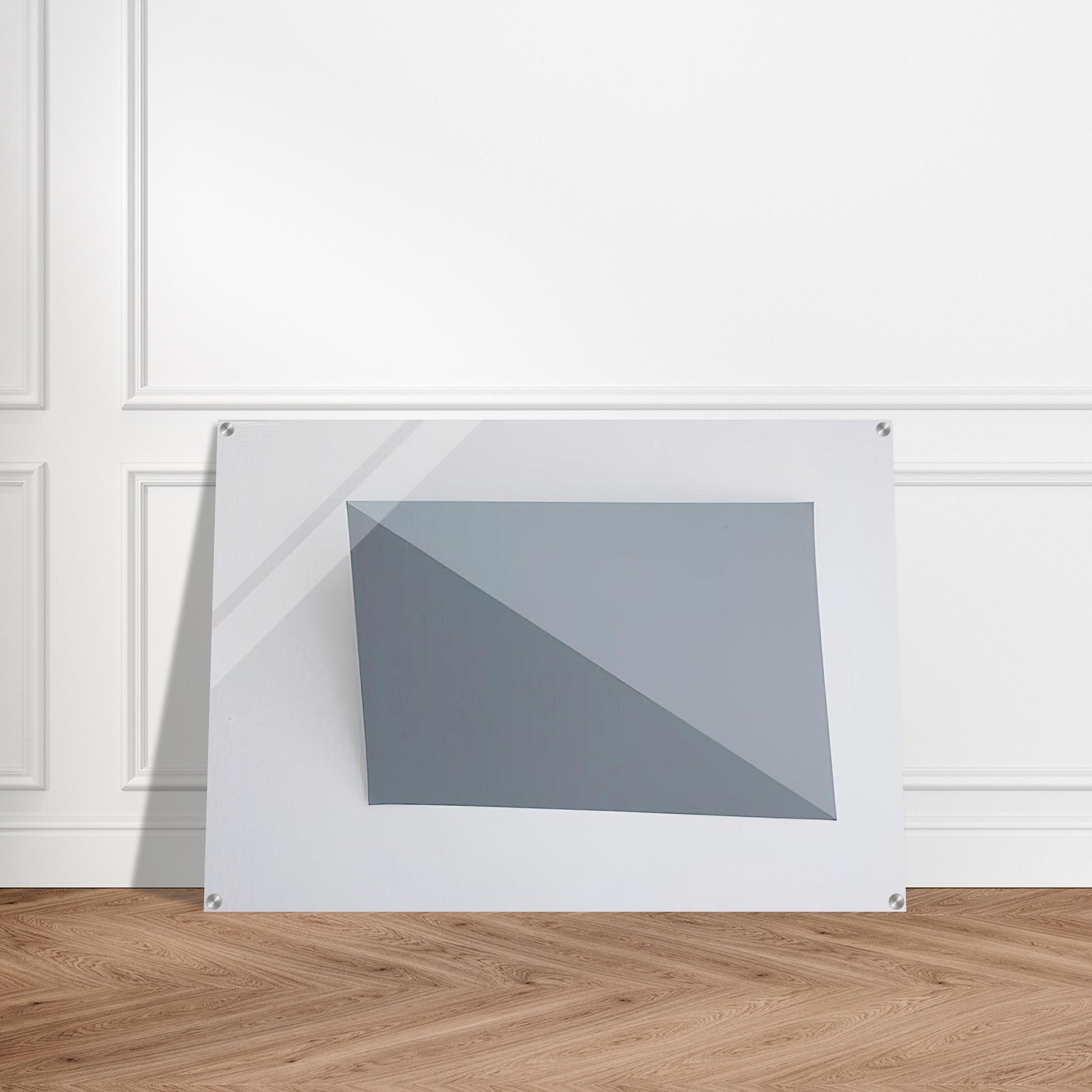 Three-Dimensional Picture diagonal folding - 1966 - Charlotte Posenenske Acrylic Print - 70x100 cm / 28x40″ inches | Charlotte Posenenske Wall Art | Charlotte Posenenske Prints