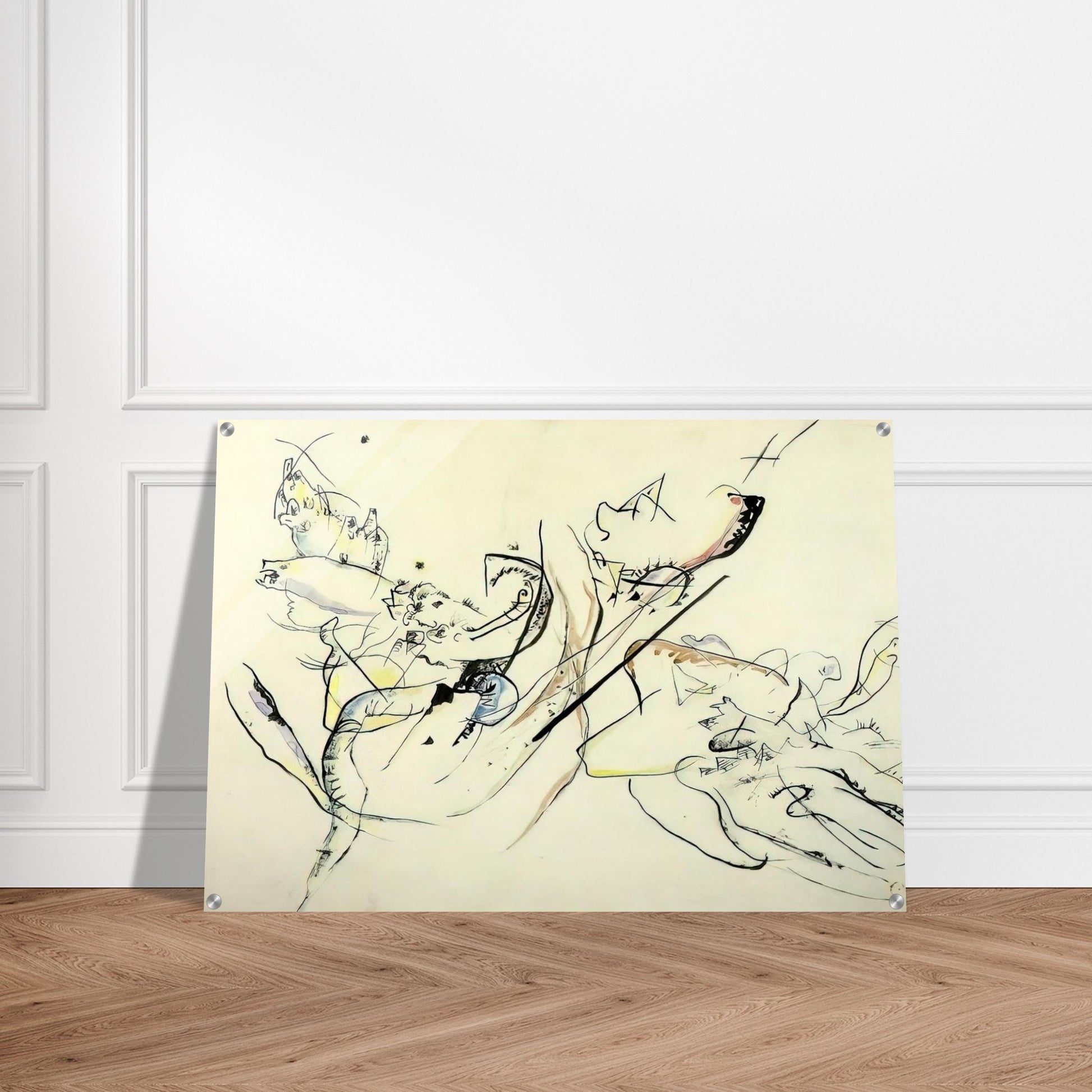 UNTITLED - Wassily Kandinsky Acrylic Print - 70x100 cm / 28x40″ inches
