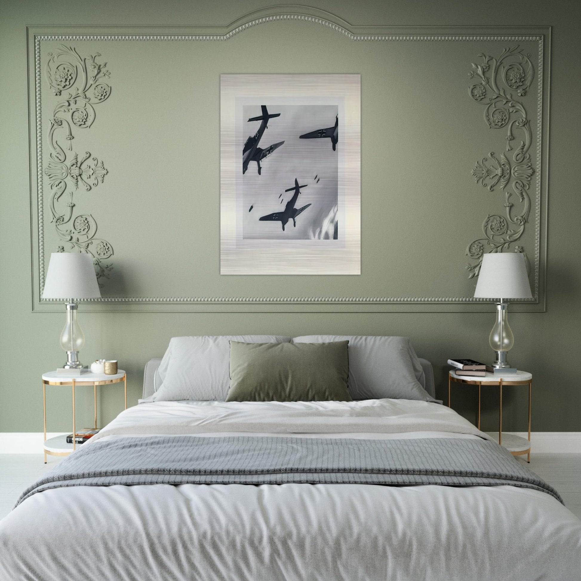 STUKAS 1964 - Gerhard Richter Brushed Aluminum Print - 70x100 cm / 28x40 inches | Gerhard Richter Aluminum Print | Gerhard Richter Prints