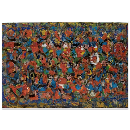 Encrustation - Richard Pousette-Dart Brushed Aluminum Print - 70x100 cm / 28x40 inches | Richard Pousette-Dart Aluminum Print | Richard Pousette-Dart Prints