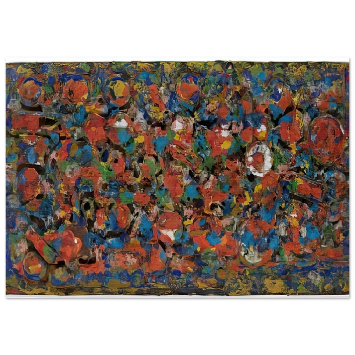 Encrustation - Richard Pousette-Dart Brushed Aluminum Print - 70x100 cm / 28x40 inches | Richard Pousette-Dart Aluminum Print | Richard Pousette-Dart Prints