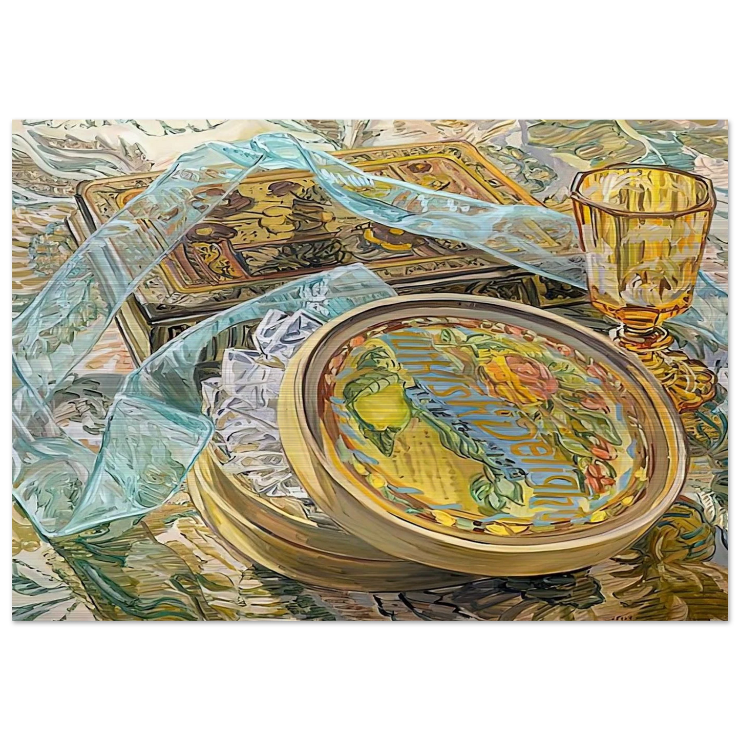 TURKISH DELIGHT 2003 - Janet Fish Brushed Aluminum Print - 70x100 cm / 28x40 inches | Janet Fish Aluminum Print | Janet Fish Prints