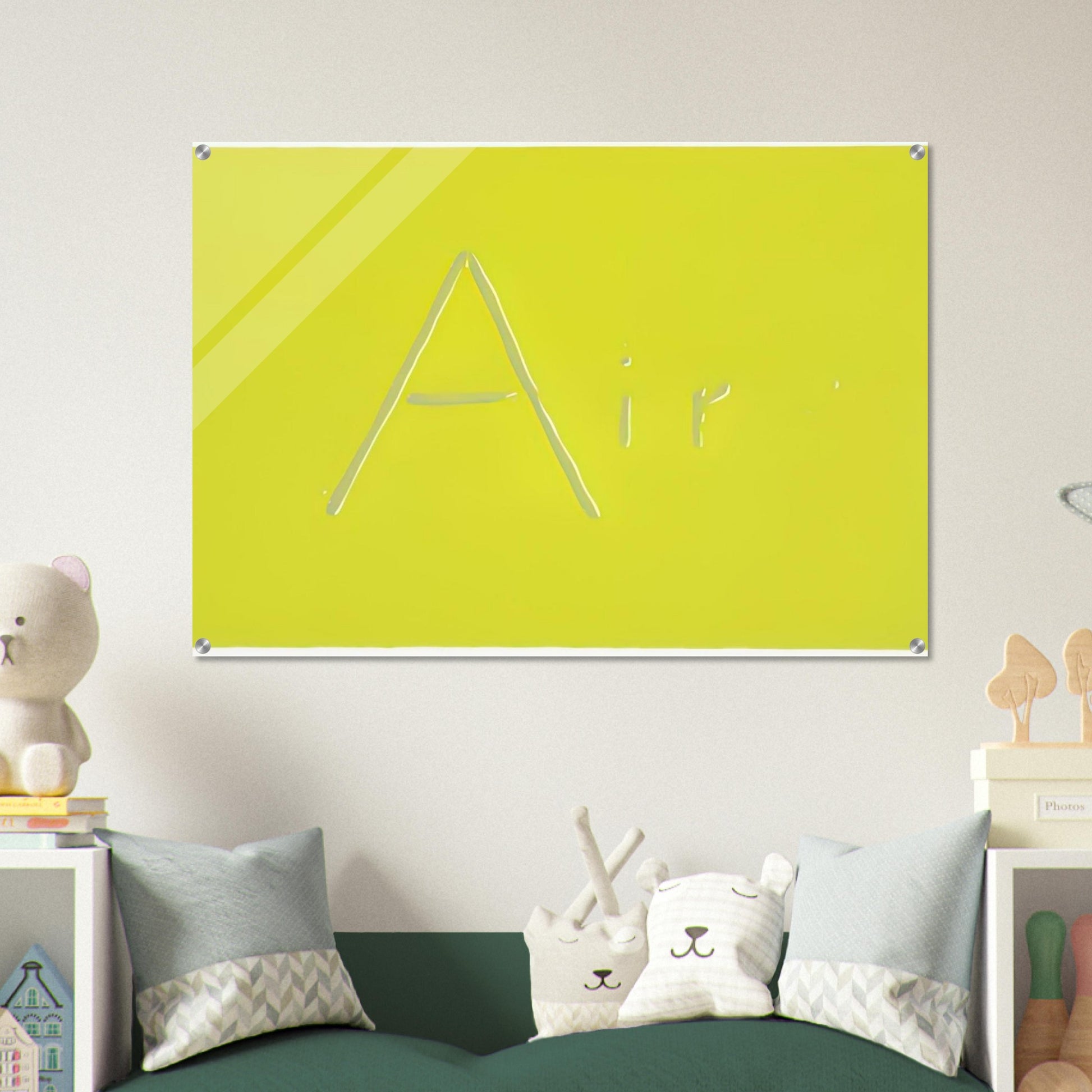 AIR 1969 - Edward Ruscha Acrylic Print - 70x100 cm / 28x40″ inches