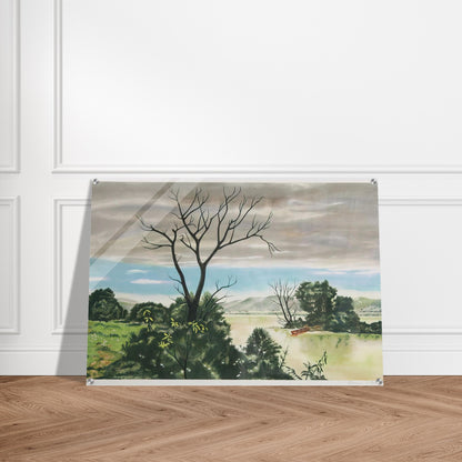 Untitled - Early Spring Landscape - 1979 - Clarence Holbrook Carter Acrylic Print - 70x100 cm / 28x40″ inches | Clarence Holbrook Carter Wall Art | Clarence Holbrook Carter Prints