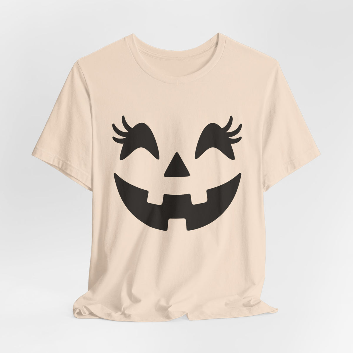 Masque de citrouille Jack O'Lantern Cils Halloween Femmes Filles T-Shirt