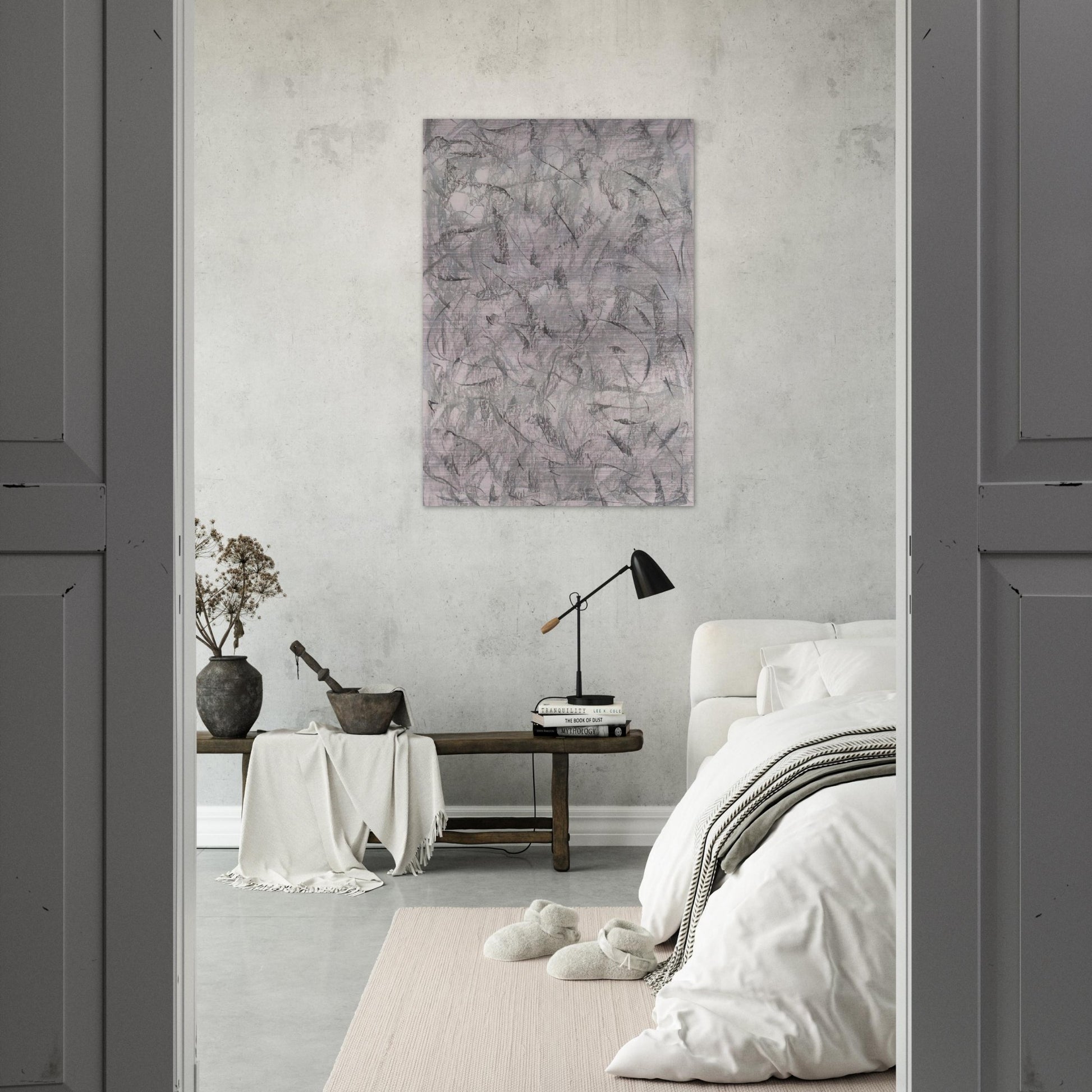 UNTITLED 1980 - Gotthard Graubner Brushed Aluminum Print - 70x100 cm / 28x40 inches | Gotthard Graubner Aluminum Print | Gotthard Graubner Prints