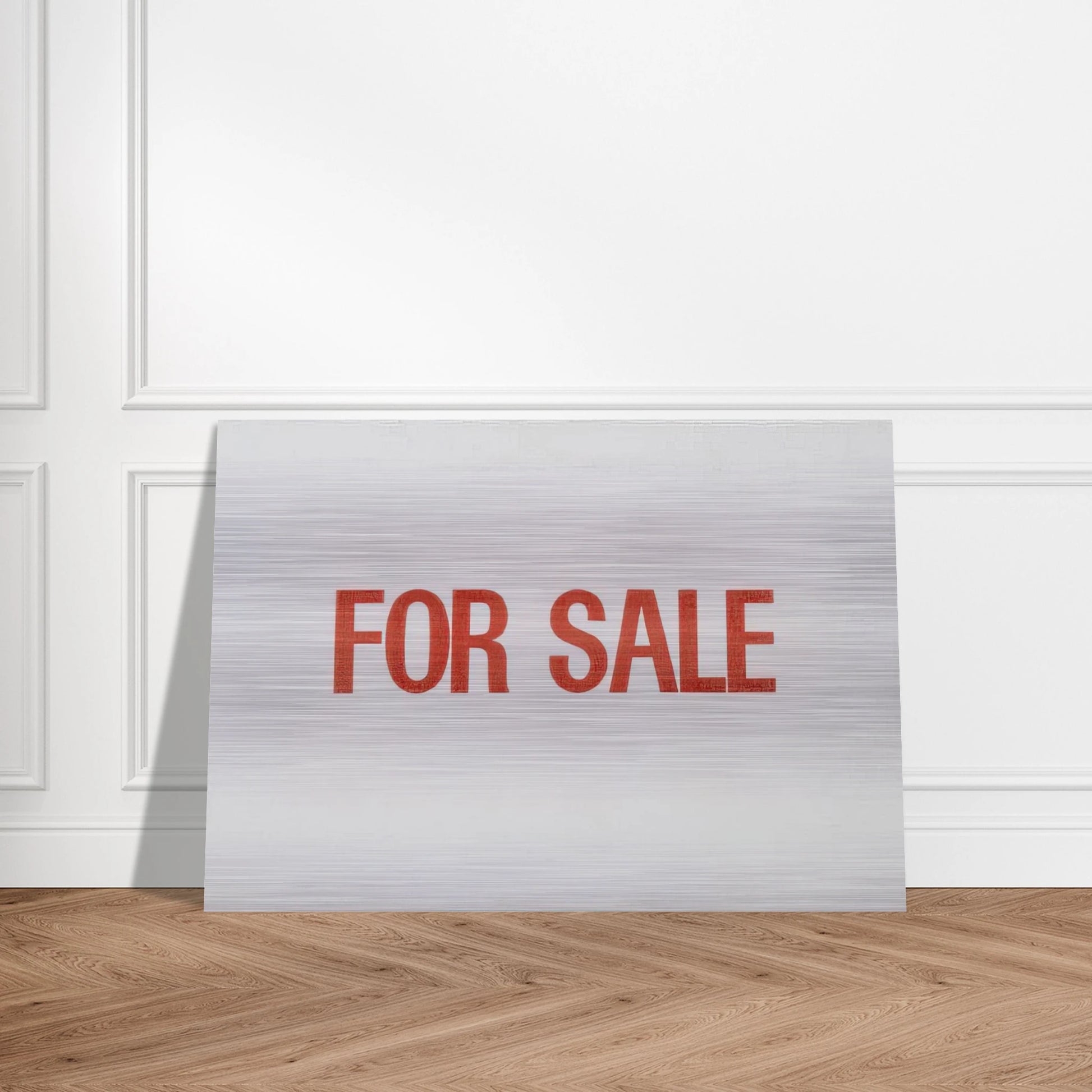 For Sale - 1962 - Billy Apple Brushed Aluminum Print - 70x100 cm / 28x40 inches | Billy Apple Aluminum Print | Billy Apple Prints