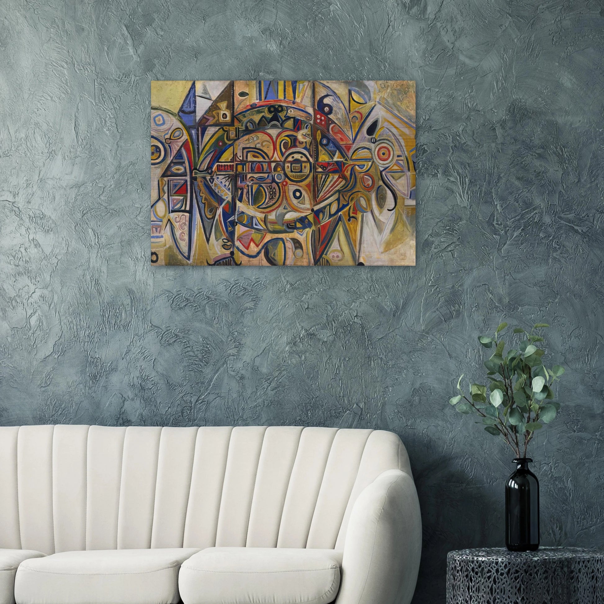 Desert - Richard Pousette-Dart Brushed Aluminum Print - 70x100 cm / 28x40 inches | Richard Pousette-Dart Aluminum Print | Richard Pousette-Dart Prints