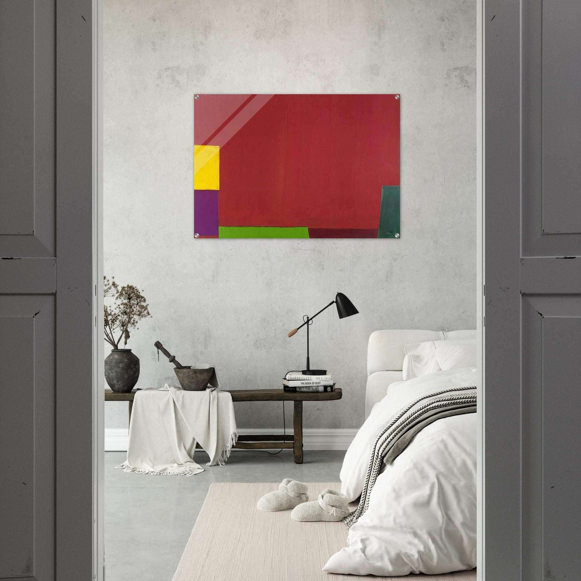 18.6.65 - 1965 - John Hoyland Acrylic Print - 70x100 cm / 28x40″ inches