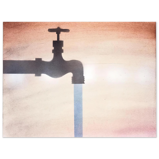 Edward Ruscha - FAUCET  75x100 cm / 30x40inches Fine Art Poster