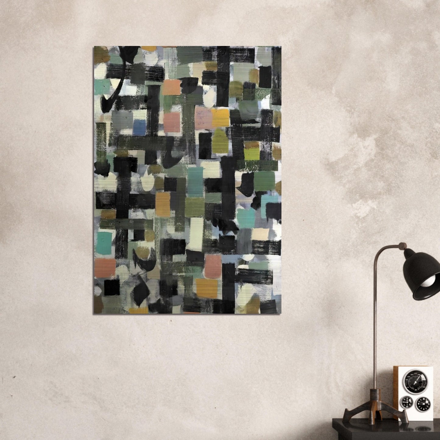 Shapes - 1950 - Bradley Walker Tomlin Brushed Aluminum Print - 70x100 cm / 28x40 inches | Bradley Walker Tomlin Aluminum Print | Bradley Walker Tomlin Prints