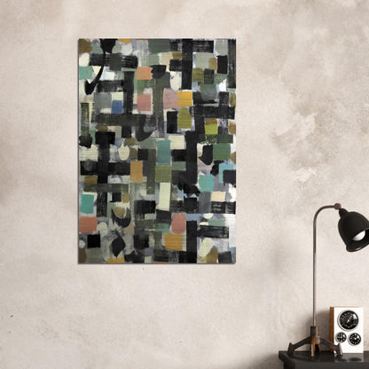 Shapes - 1950 - Bradley Walker Tomlin Brushed Aluminum Print - 70x100 cm / 28x40 inches | Bradley Walker Tomlin Aluminum Print | Bradley Walker Tomlin Prints