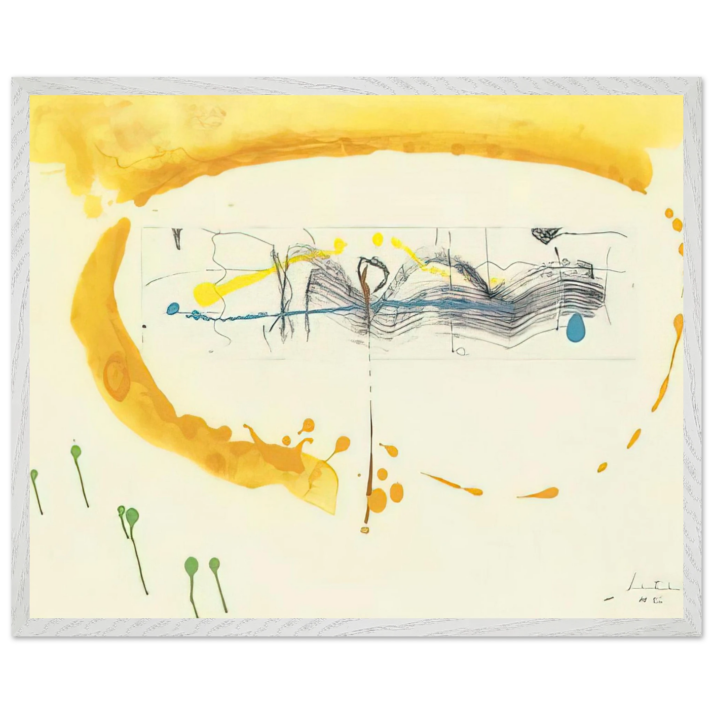 Helen Frankenthaler - Making Music - 2000 Wall art - A2 (42 x 59.4  cm) - Fine Art Poster-canvas - -