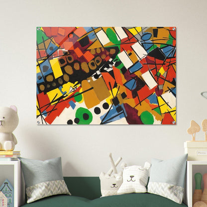Pastorale - 1954 - Ernst Wilhelm Nay Acrylic Print - 70x100 cm / 28x40″ inches
