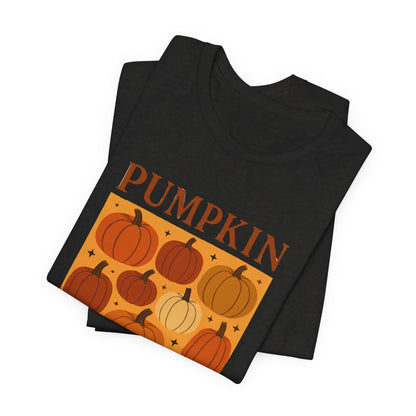 T-shirt de saison des citrouilles pour femmes Boho Citrouille