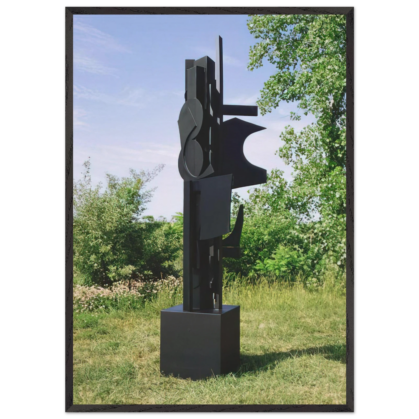 NIGHT TREE 1971 - Louise Nevelson 70x100 cm / 28x40 inches Framed Art Print – Black Wooden Frame