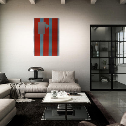 Castle Banner 5 - Sam Gilliam Brushed Aluminum Print - 70x100 cm / 28x40 inches | Sam Gilliam Aluminum Print | Sam Gilliam Prints