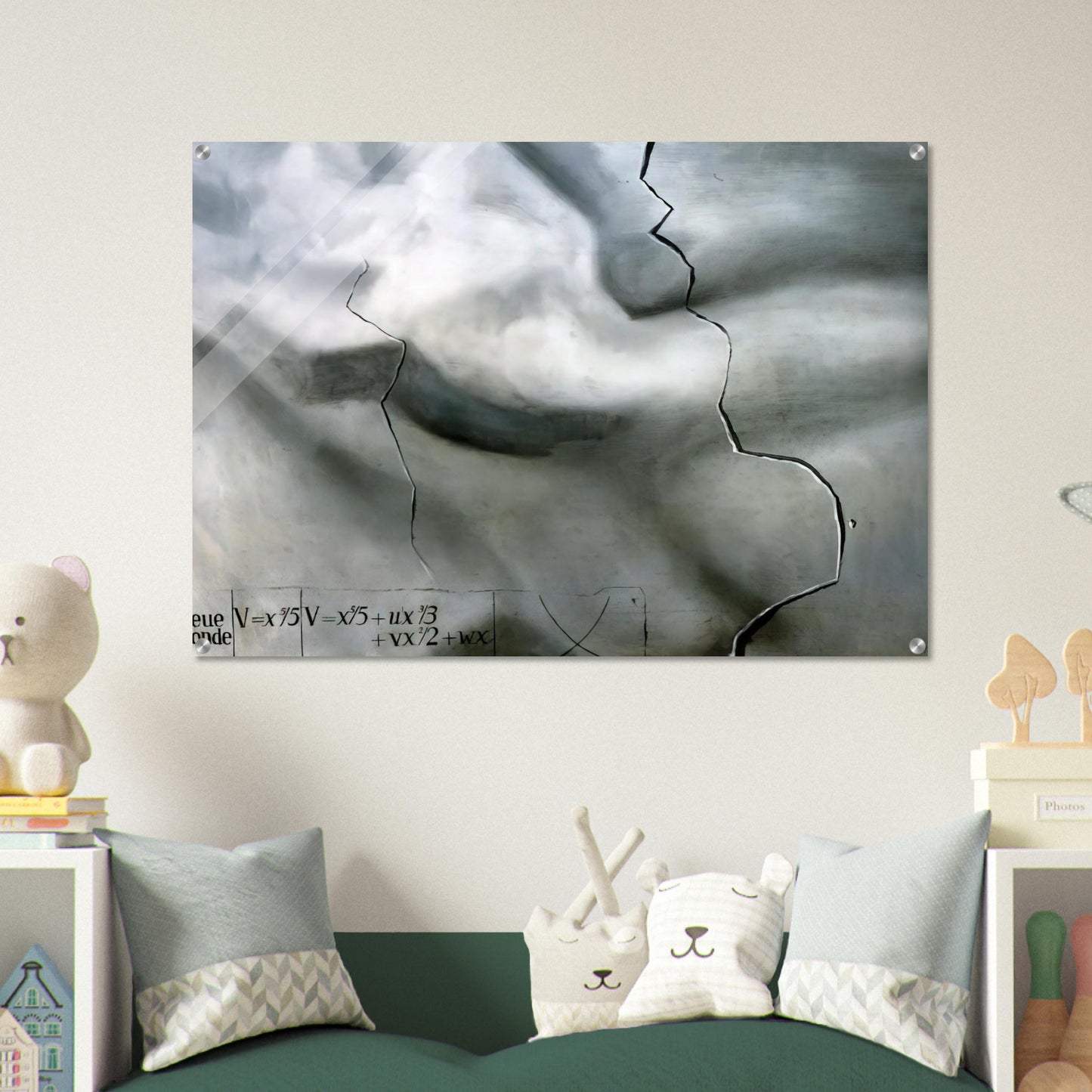 TOPOLOGICAL ABDUCTION OF EUROPE HOMAGE TO RENE THOM - Salvador Dali Acrylic Print - 70x100 cm / 28x40″ inches | Salvador Dali Wall Art | Salvador Dali Prints