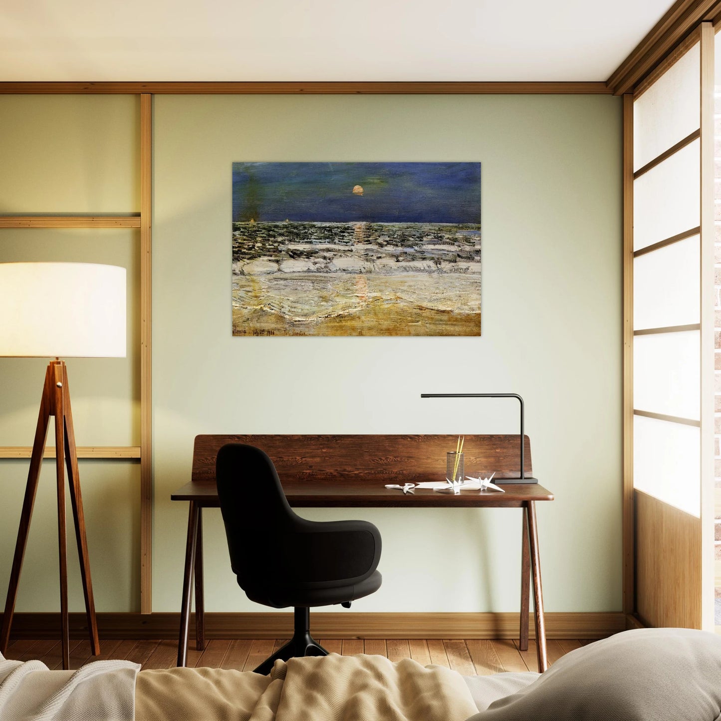 East Hampton - Childe Hassam Brushed Aluminum Print - 70x100 cm / 28x40 inches | Childe Hassam Aluminum Print | Childe Hassam Prints