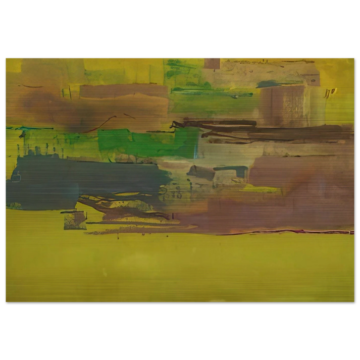 August Deep - 1978 - Helen Frankenthaler Brushed Aluminum Print - 70x100 cm / 28x40 inches | Helen Frankenthaler Aluminum Print | Helen Frankenthaler Prints