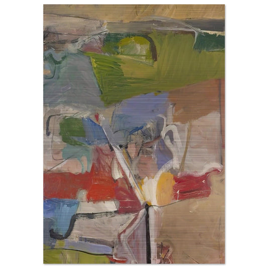 Berkeley #23 - Richard Diebenkorn Brushed Aluminum Print - 70x100 cm / 28x40 inches | Richard Diebenkorn Aluminum Print | Richard Diebenkorn Prints