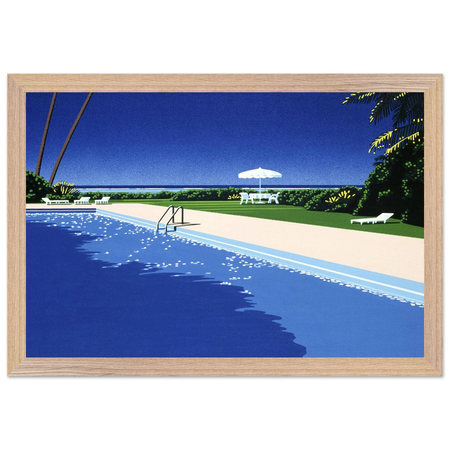 Hiroshi Nagai - Deck Wall Art - 60x80 cm / 24x32 inches - Fine Art Poster - -