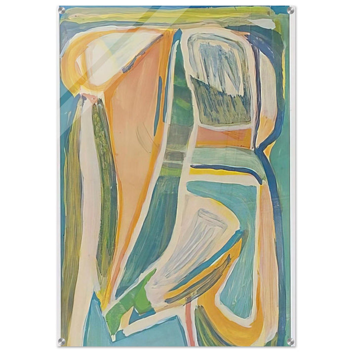Untitled - Lyrical Abstraction - Bram van Velde Acrylic Print - 70x100 cm / 28x40″ inches | Bram van Velde Wall Art | Bram van Velde Prints