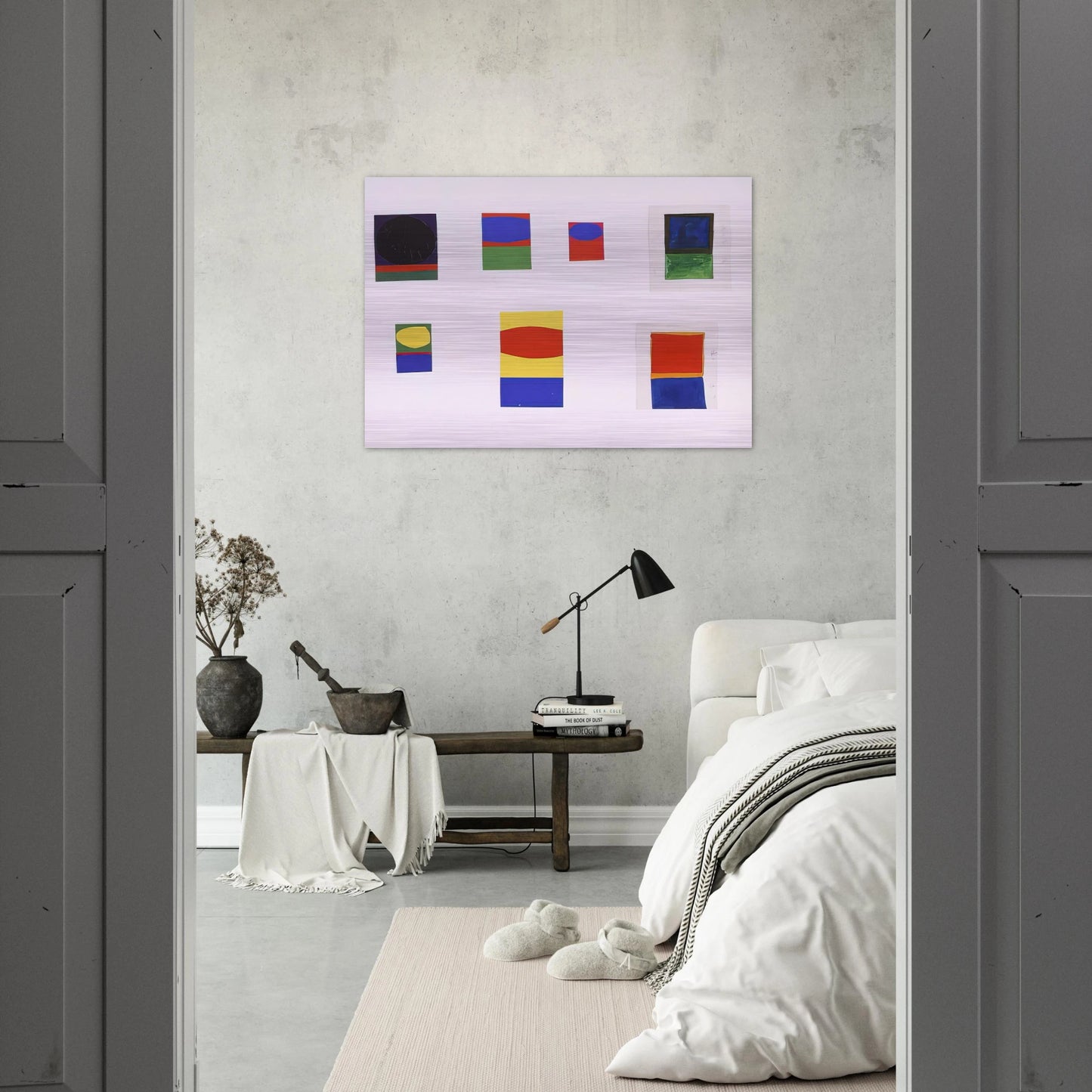 Tablet #153 - Ellsworth Kelly Brushed Aluminum Print - 70x100 cm / 28x40 inches | Ellsworth Kelly Aluminum Print | Ellsworth Kelly Prints