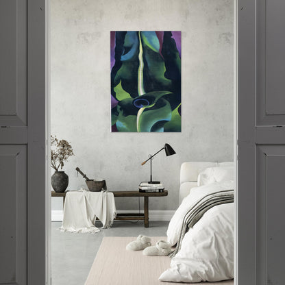 Corn, Dark I - Georgia O'Keeffe Brushed Aluminum Print - 70x100 cm / 28x40 inches | Georgia O'Keeffe Aluminum Print | Georgia O'Keeffe Prints