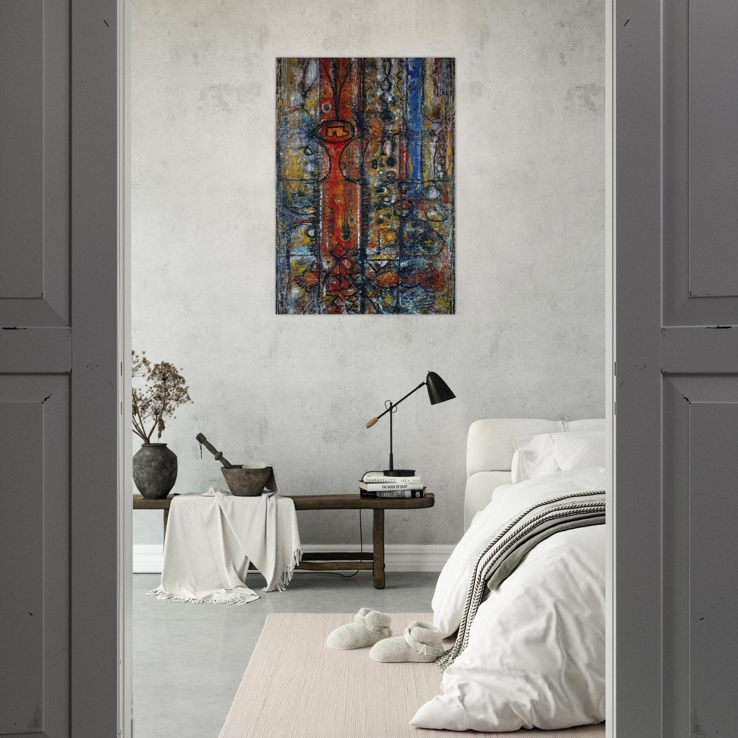 The Magnificent - 1951 - Richard Pousette-Dart Brushed Aluminum Print - 70x100 cm / 28x40 inches | Richard Pousette-Dart Aluminum Print | Richard Pousette-Dart Prints