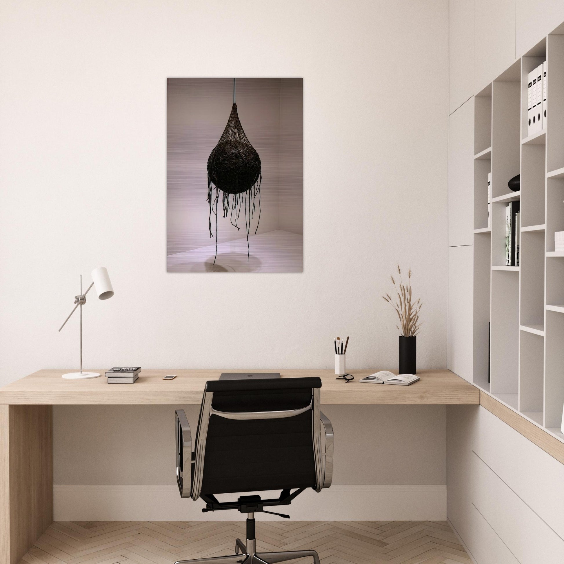 VERTIGINOUS DETOUR - Eva Hesse Brushed Aluminum Print - 70x100 cm / 28x40 inches | Eva Hesse Aluminum Print | Eva Hesse Prints