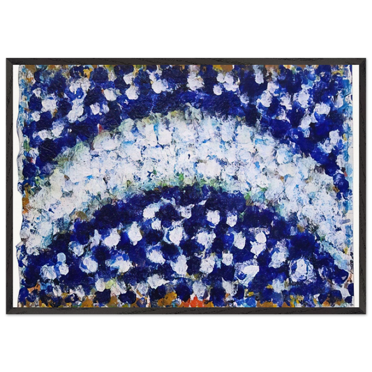 Intensive Crescent - Richard Pousette-Dart 70x100 cm / 28x40 inches Framed Art Print – Black Wooden Frame
