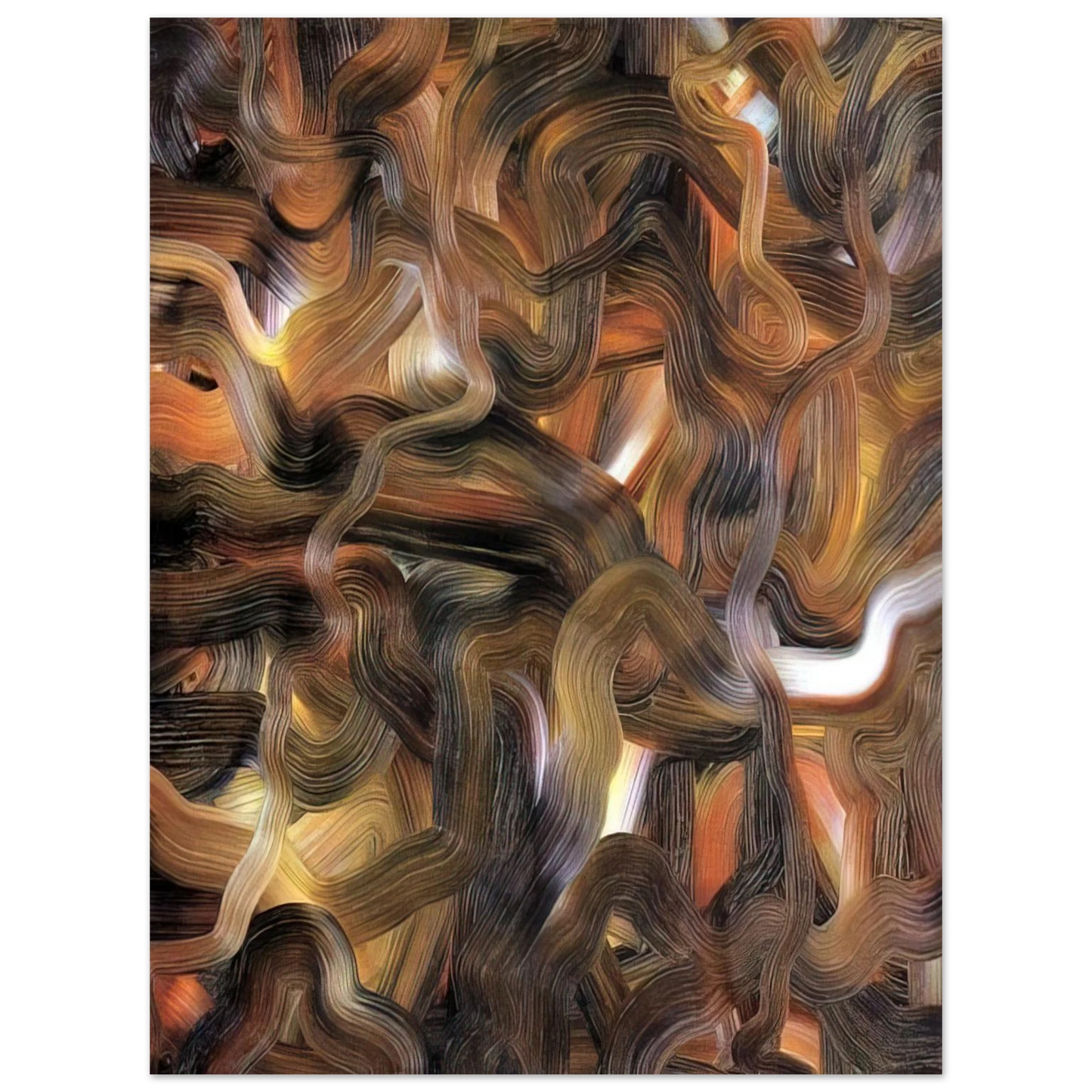 Gerhard Richter - RED BLUE YELLOW  75x100 cm / 30x40inches Fine Art Poster