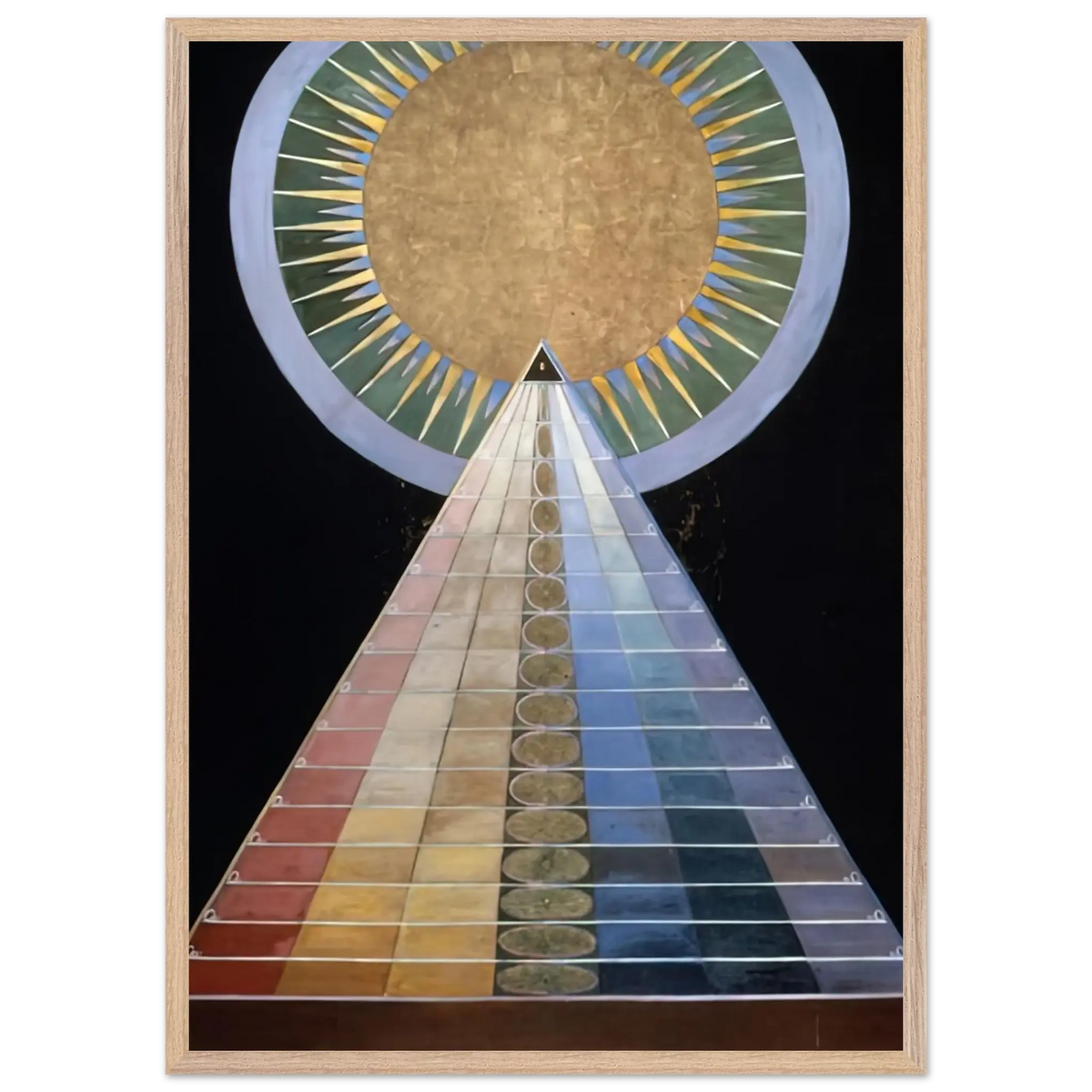 Hilma af Klint - ALTAR PAINTING 1915 Wall art - 21x29.7 cm / 8x12" - Fine Art Poster - -
