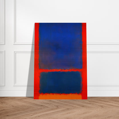 Blue, Orange, Red - 1961 - Mark Rothko Brushed Aluminum Print - 70x100 cm / 28x40 inches | Mark Rothko Aluminum Print | Mark Rothko Prints