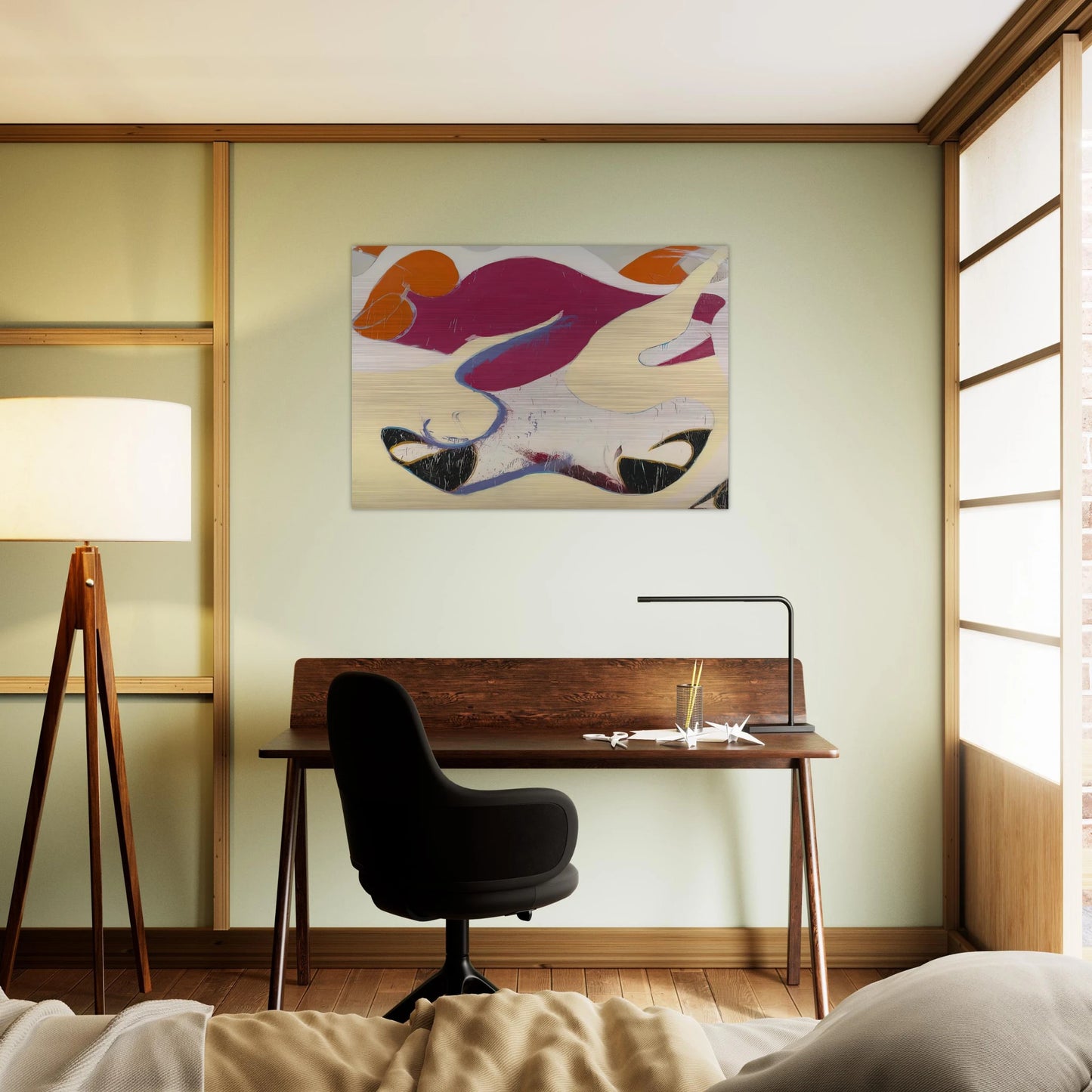 Dido - 1973 - Norman Bluhm Brushed Aluminum Print - 70x100 cm / 28x40 inches | Norman Bluhm Aluminum Print | Norman Bluhm Prints