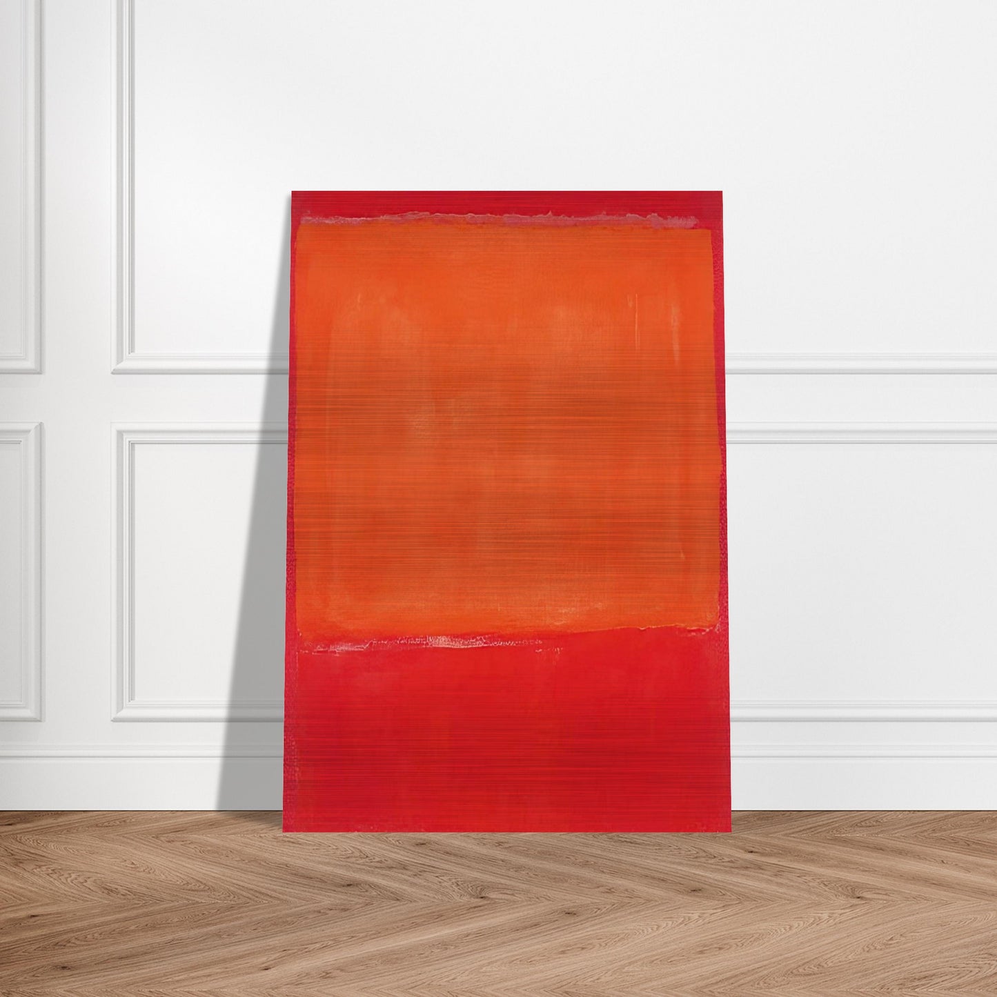 Ochre and Red on Red - 1957 - Mark Rothko Brushed Aluminum Print - 70x100 cm / 28x40 inches | Mark Rothko Aluminum Print | Mark Rothko Prints