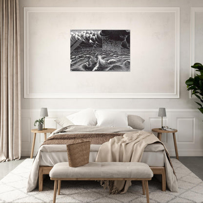 THE 2ND DAY OF THE CREATION - MC Escher Acrylic Print - 70x100 cm / 28x40″ inches | Maurits Cornelis Escher Prints
