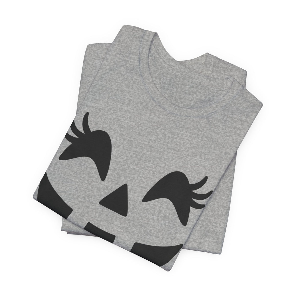 Masque de citrouille Jack O'Lantern Cils Halloween Femmes Filles T-Shirt