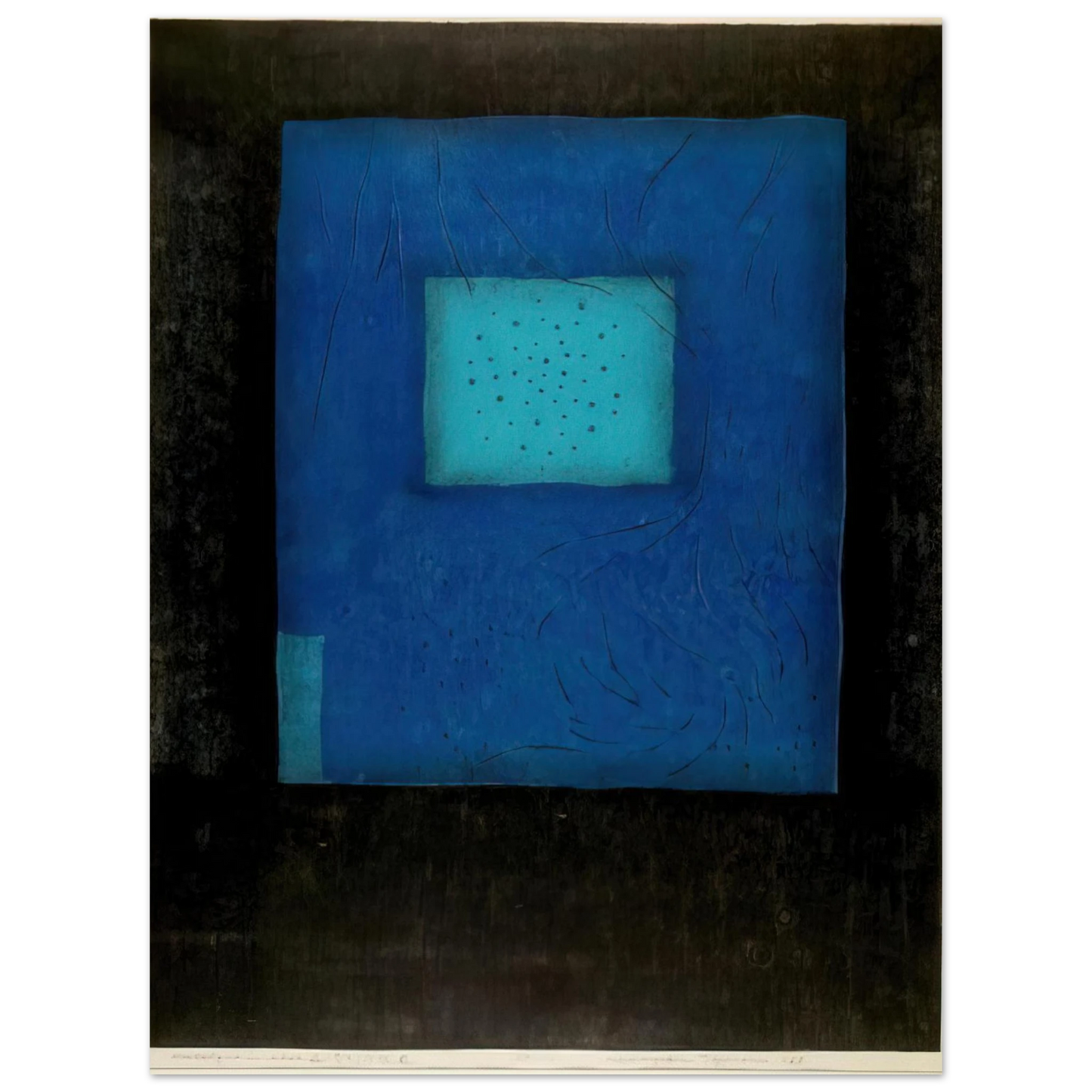 Hiroyuki Tajima - Nostalgia in Blue - 1968  75x100 cm / 30x40inches Fine Art Poster