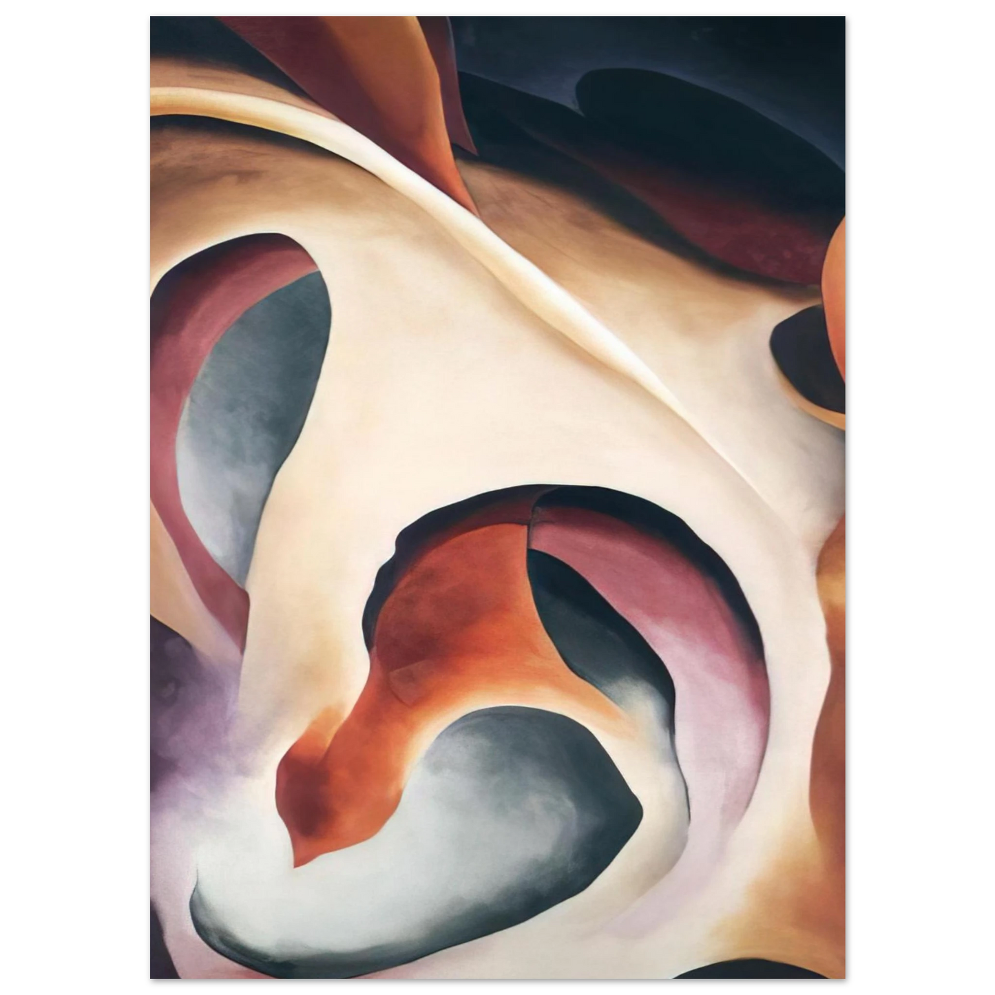 Georgia O'Keeffe - Leaf Motif 2 Fine Art Poster