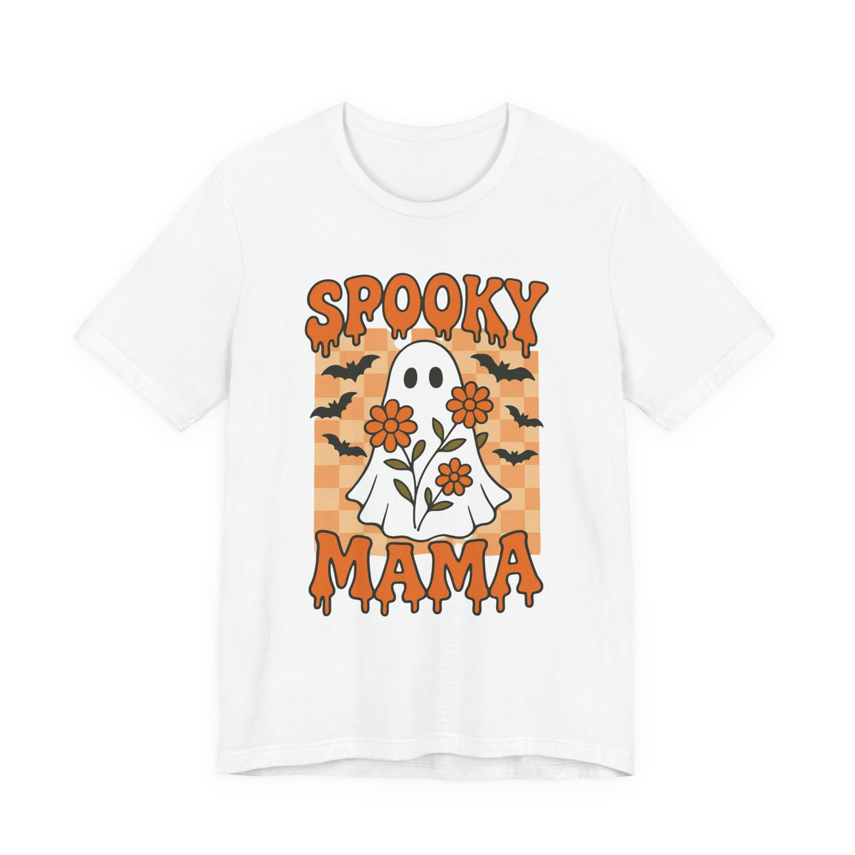 Maman Mystérieuse Groovy Vintage Fantôme Halloween Maman Mère