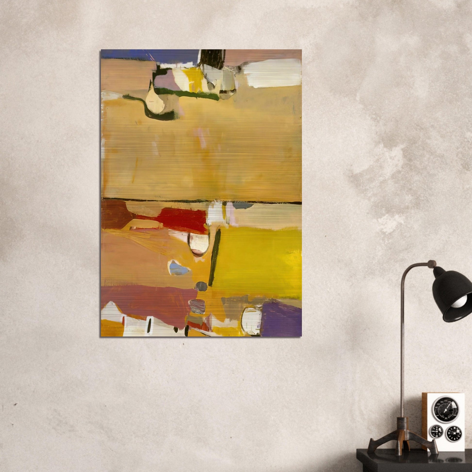 A Day at the Races - Richard Diebenkorn Brushed Aluminum Print - 70x100 cm / 28x40 inches | Richard Diebenkorn Aluminum Print | Richard Diebenkorn Prints