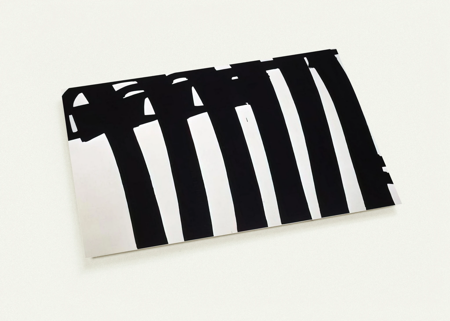 Peinture 202 x 327 cm, 17 janvier 1970 - 1970 By Pierre Soulages Pack of 10 Post Cards | Pierre Soulages Post Cards | A6 (10.5 x 14.8 cm) - 4.1 x 5.8 inches