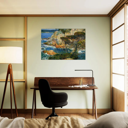 Point Lobos, Carmel - Childe Hassam Brushed Aluminum Print - 70x100 cm / 28x40 inches | Childe Hassam Aluminum Print | Childe Hassam Prints