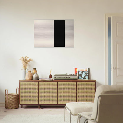 Vertical Band - Ellsworth Kelly Brushed Aluminum Print - 70x100 cm / 28x40 inches | Ellsworth Kelly Aluminum Print | Ellsworth Kelly Prints