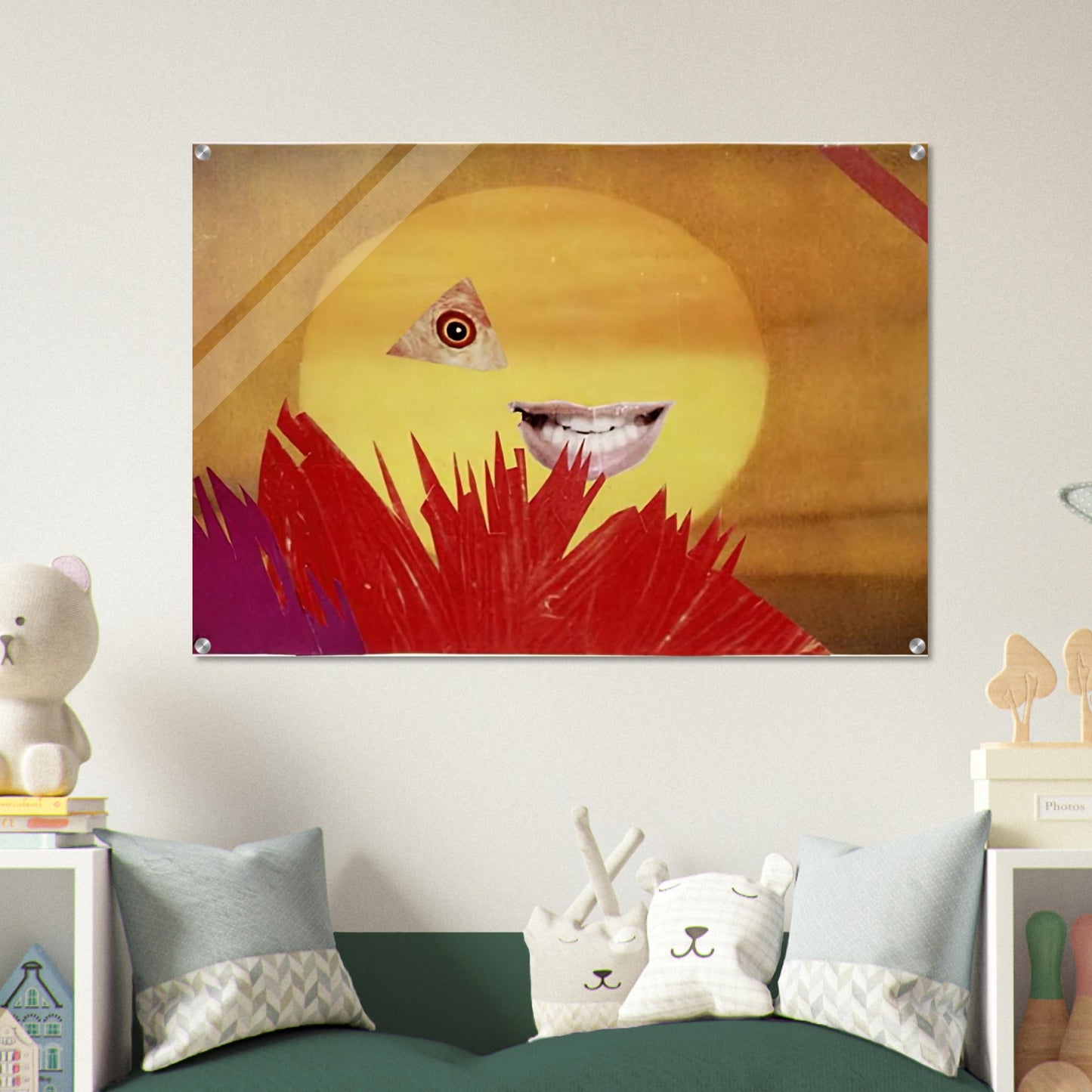 LITTLE SUN 1969 - Hannah Hoch Acrylic Print - 70x100 cm / 28x40″ inches | Hannah Hoch Wall Art | Hannah Hoch Prints